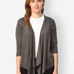 TEEMOODS High-Low Cotton Shrug-50