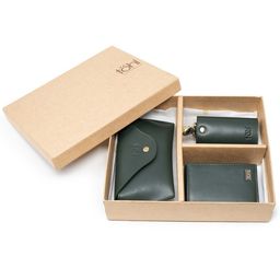 tohl Men Green 3 Leather Two Fold Wallet-image-69