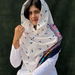 BUTA BUTI Ethnic Printed Cotton Stole-11