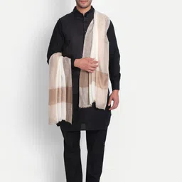 Zamour Men Woolen Woven Design Stole-picture-30