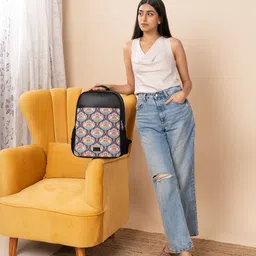 ZOUK Kovil Printed Water Resistance Backpack Up to 16 inch-7
