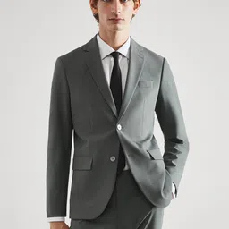 MANGO MAN Slim Fit Single-Breasted Formal Blazer-image-93