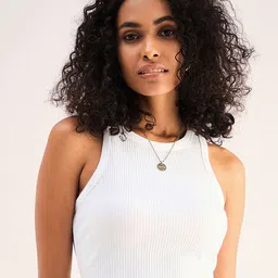 SASSAFRAS BASICS Ribbed Cotton Fitted Top-picture-26