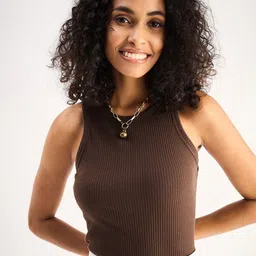SASSAFRAS BASICS Round Neck Cotton Top-image-46