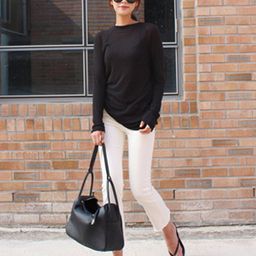 LULU & SKY Semi-Sheer Pure Cotton Top-image-72