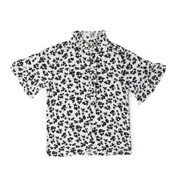 Allen Solly Junior Floral Print Flared Sleeve Cotton Top-image-97