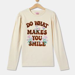 R&B Typography Printed Long Sleeves Cotton Top-picture-27