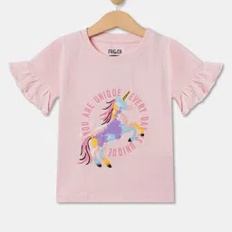 R&B Girls Embellished Extended Sleeves Ruffles Cotton Top-picture-41