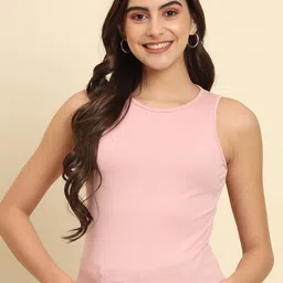 Trend Arrest Round Neck Sleeveless Cotton Casual Top-25