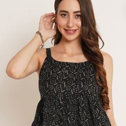 COTLAND FASHION Printed Cotton Peplum Top-picture-41