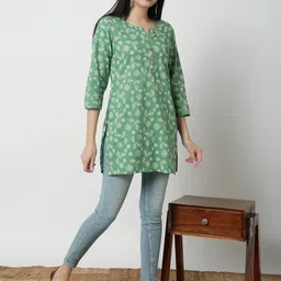 JANAKDULARI CREATION Print Cotton Top-image-50