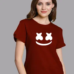 FBAR Graphic Printed Cotton Regular Top-image-85