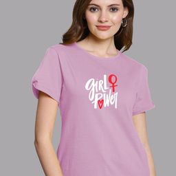 FBAR Typography Printed Short Slit Sleeves Pure Cotton Top-image-50