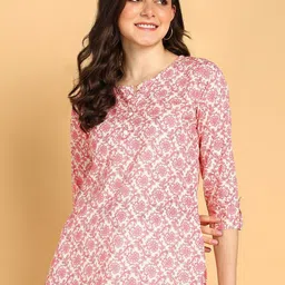 JAIPURFAME Ethnic Motifs Printed Cotton Top-image-48