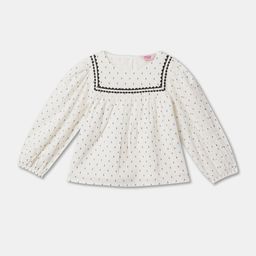 R&B Girls Micro Ditsy Printed Cotton Top-picture-47