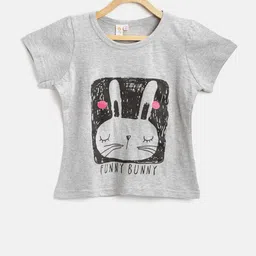 Kids On Board Girls Printed Cotton T-shirt-image-78