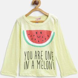 Kids On Board Girls Typography Printed Cotton T-shirt-image-86