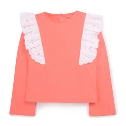 My Milestones Girls Lace Up Cotton Top-image-99