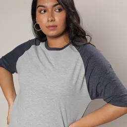 Instafab Plus Raglan Sleeves Cotton Top-39