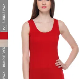 IndiWeaves Pack Of 2 Pure Cotton Tank Top-image-63