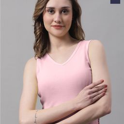 FBAR Pack Of 2 Ribbed V-Neck Sleeveless Fitted Cotton Top-image-74