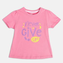 MINI KLUB Typography Printed Round Neck Short Sleeves Cotton T-shirt-image-18