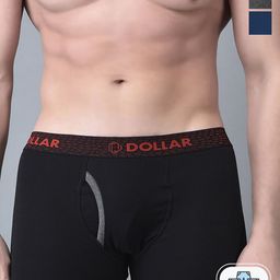 Dollar Bigboss Men 3 Combed Cotton Contoured Pouch Support Trunk MBTR-311-CNRIB-PO3-CO1-36