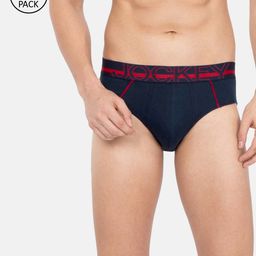 Jockey Men Pack of 4 Navy Blue Solid Briefs US14-0205-image-53