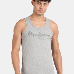 Pepe Jeans Cotton Sleeveless Innerwear Vests ATV03-01N-GRYML-image-42
