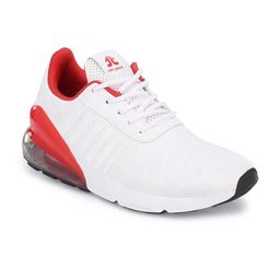 OFF LIMITS Men White Mesh Running Non-Marking Shoes-image-6