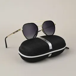 IDOR Unisex Round Sunglasses with Polarised Lens-34