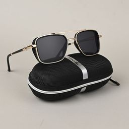 IDOR Unisex Rectangle Sunglasses with UV Protected Lens-7