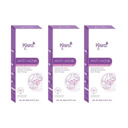 KISRA Set Of 3 Anti-Acne Face Serum For Acne Marks & Blemishes - 30 ml Each-21