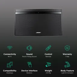 BOSE SoundLink Air Smart Wi-Fi Speaker (AirPlay Technology, Black) image 2