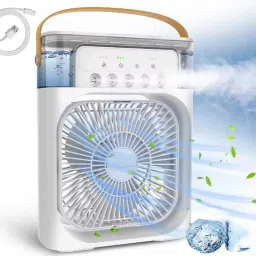 AMPLIN Mini Air Cooler, USB Desk Fan,Mini Fan, Cooler Fan,Leptop Fan Portable Air Conditioner Fan Mini Evaporative Mini Cooling Fan USB Air USB Air Cooler-picture-23