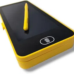 premio lusso LCD Writing Pencil Box – Eye Protection With Replaceable Battery [Random Color] Morden Art Plastic Pencil Box-picture-18
