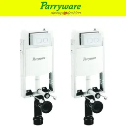 Half Frame Concealed Cistern with Flush plate set of 2 pic 269 Dual Flush Tank-image-14