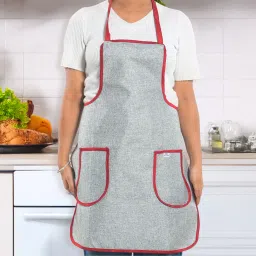Cotton Home Use Apron - Free Size-image-60