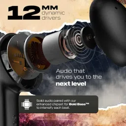 wings Ear Earbuds with LED Battery Indiacator 50ms Low Latency 40Hrs Playtime Bluetooth without Mic Headset image 2