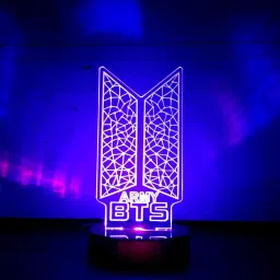 Kpop Bangtan Boys 7 Color LED Acrylic Night Light Table Lamp-14