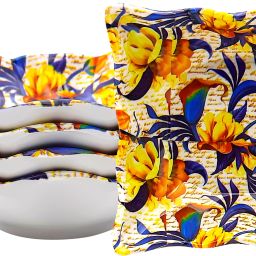 Melamine Serving Bowl SQAURE DESIGNER SNACKS SERVING BOWL-picture-37