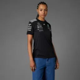 MERCEDES - AMG PETRONAS FORMULA ONE TEAM DRIVER JERSEY BLACK WOMEN-picture-52