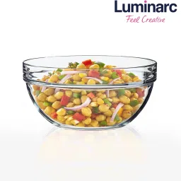 Glass Mixing Bowl Multipurpose Mixing bowl 26cm/4250ml Tempered-image-48