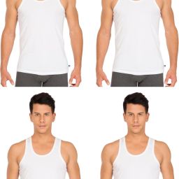 Pack of 4 Men Vest-image-23