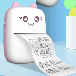 ENMORA Mini Printer with Paper for Photo function Label Printer cvb18 Single - Text Used For: Title, Compare-10