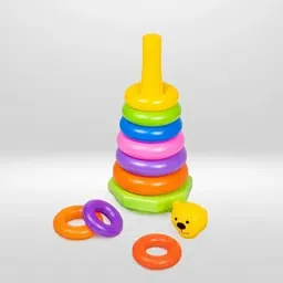 zokato Teddy Rings Stacking Toy - (Color & Design may vary) image 3