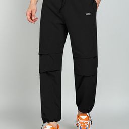 hrx by hrithik roshan Men Solid Black Track Pants-picture-4