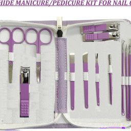 12 IN 1 Stainless Steel Professional Manicure Set Nail Cutter,Nail Scissors Kit-35