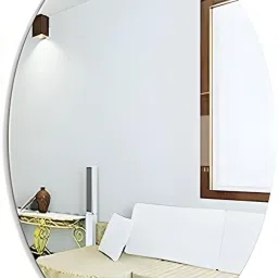 20 inch Oval Shape Adhesive Mirror Sticker for Wall Self Adhesive Sticker-image-29