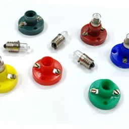 (6 Pair) Mini Bulb Holder for simple electric circuit project for school kids-3